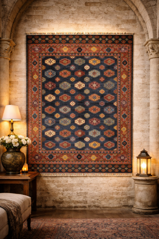 ORITOP Jomud Orientteppich Handgeknüpft 170x240 cm 
